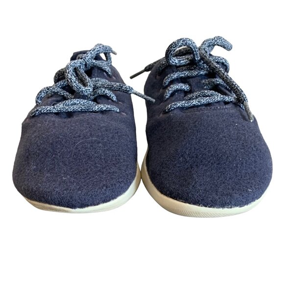 ALLBIRDS Navy Blue Wool Washable Comfortable Men's Running Shoes Size 10 - Picture 6 of 10